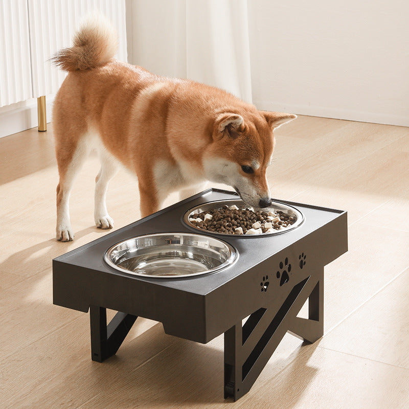 Adjustable Stainless Steel Pet Bowl