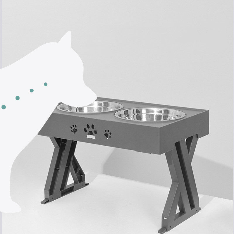Adjustable Stainless Steel Pet Bowl