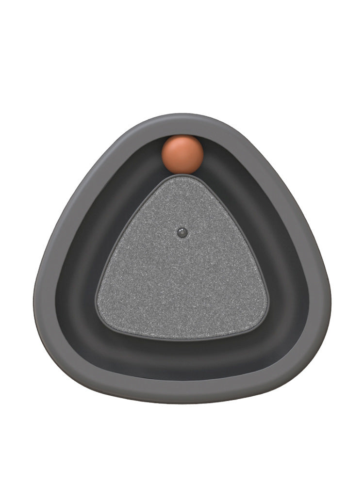 Triangle turntable electric toy