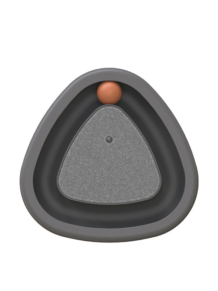 Triangle turntable electric toy