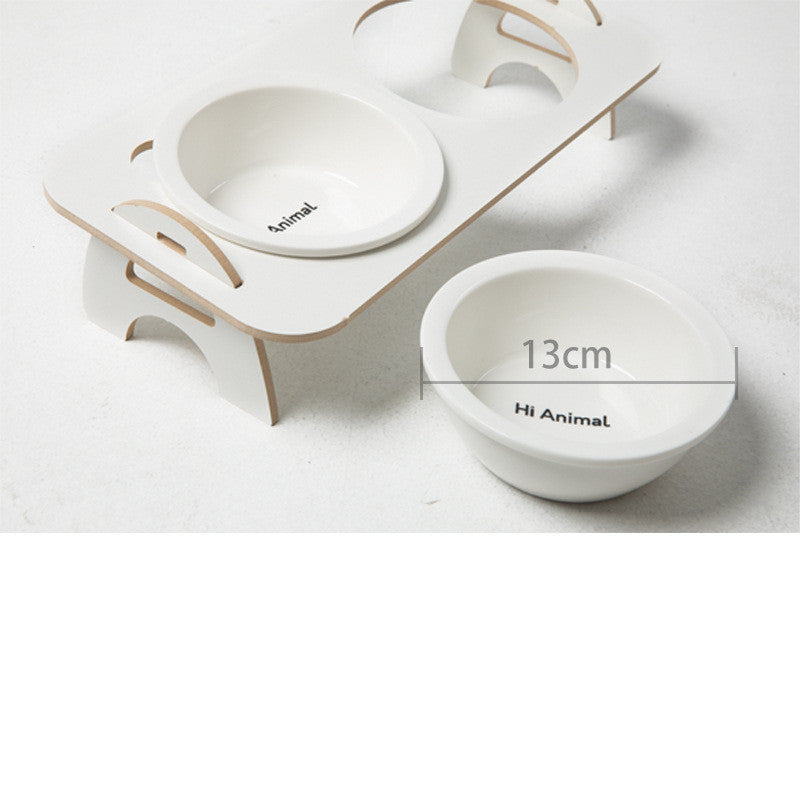 Pet table & food bowl