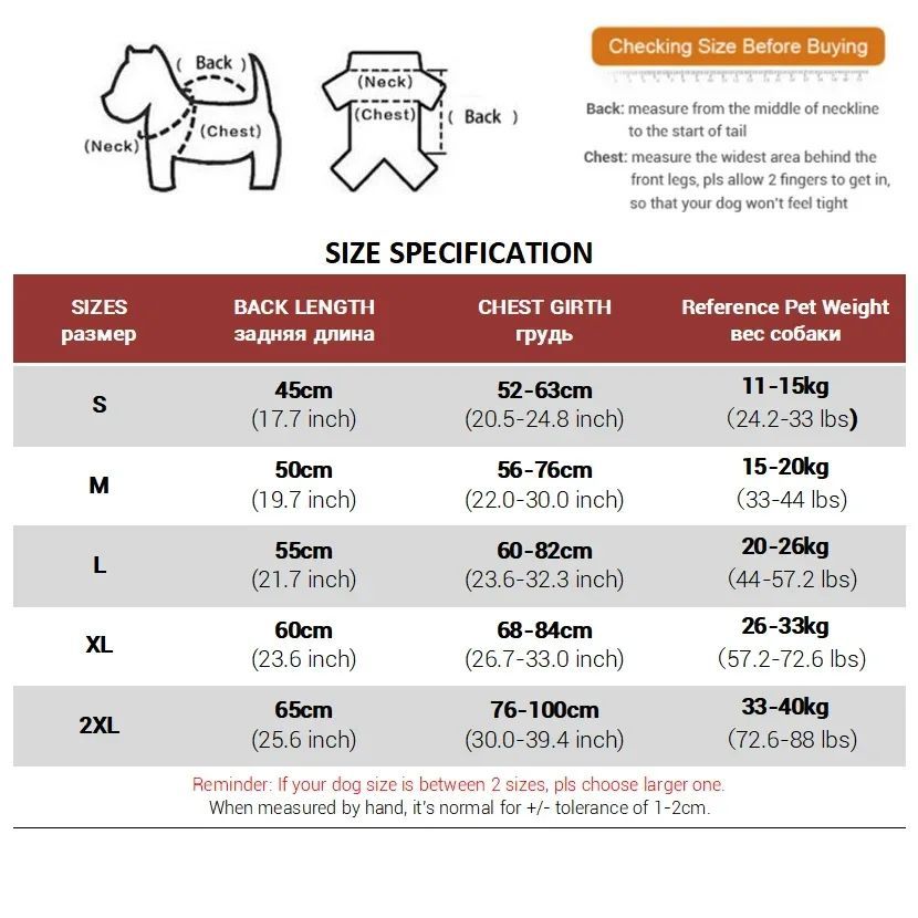 Winter Waterproof Dog Coat