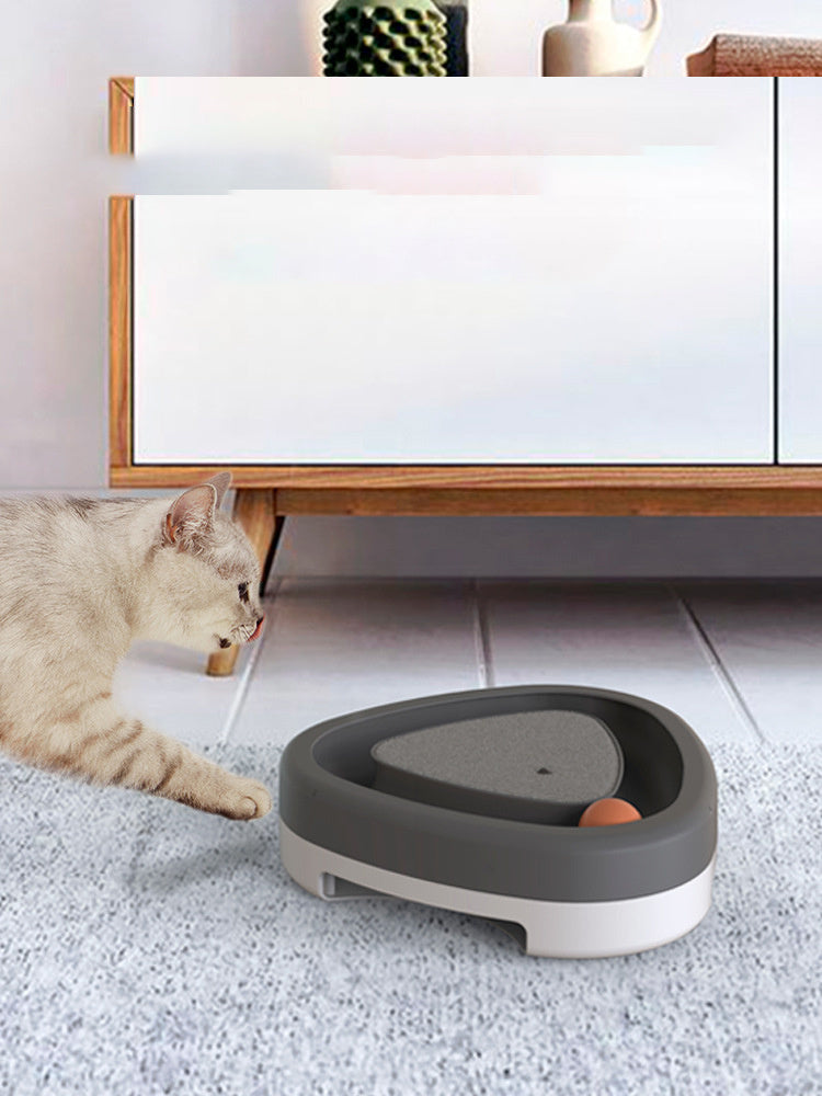 Triangle turntable electric toy