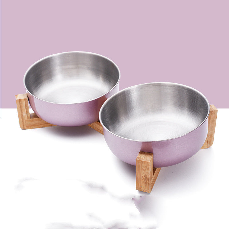Neck Guard Stainless Steel Pet Bowl