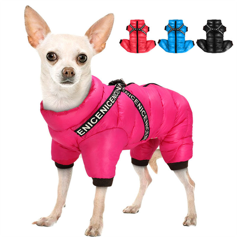 Four-Legged Winter Puppy Clothes