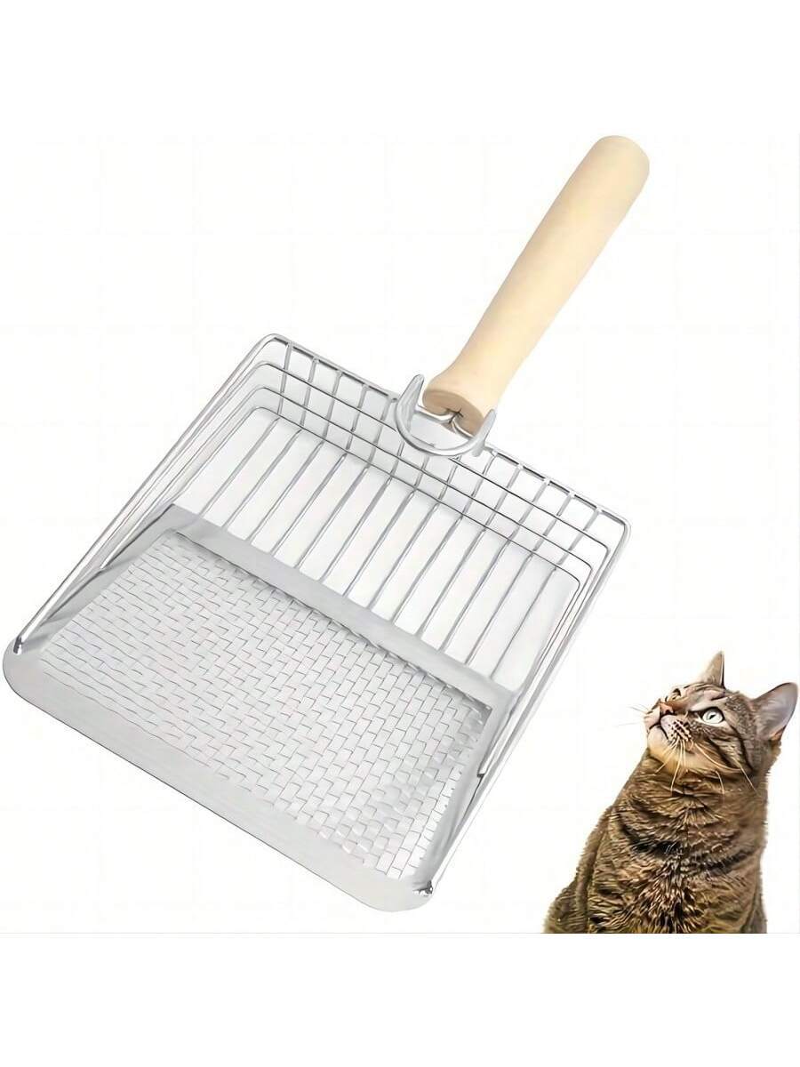 Durable Metal Cat Litter Scoop