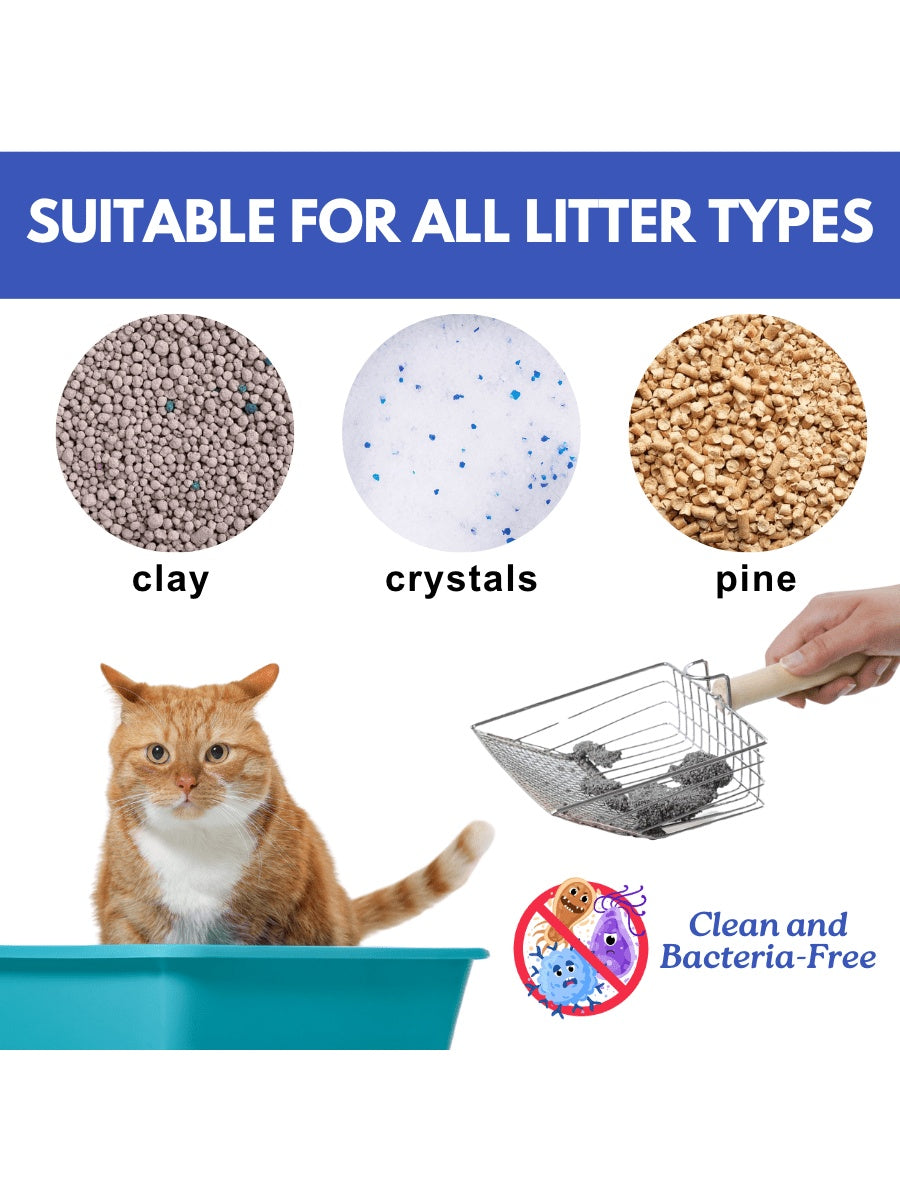 Durable Metal Cat Litter Scoop