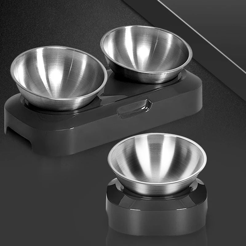 Stainless Steel Pet Bowl with Stand