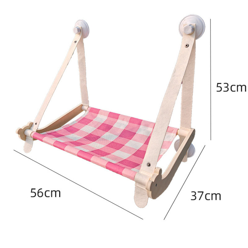 Wooden Cat Hammock Bed