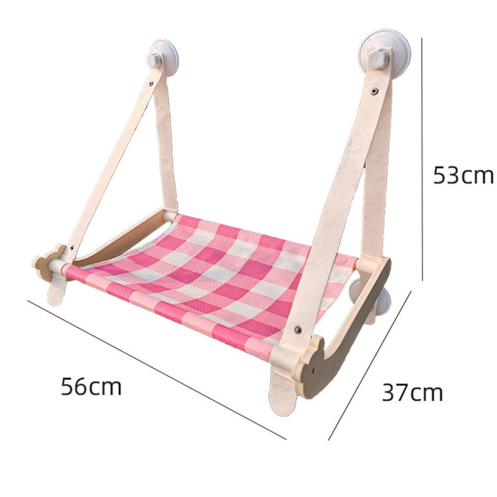 Wooden Cat Hammock Bed